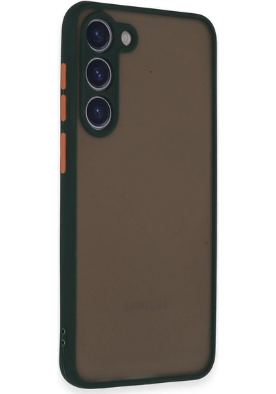 Newface - 77 - Samsung Galaxy S23 Plus Kılıf Montreal Silikon Kapak - Edntrend - - Yeşil