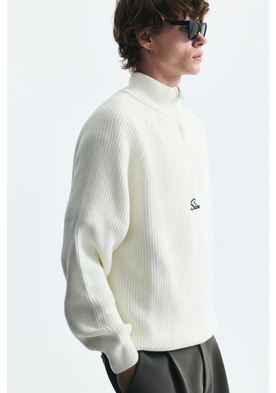 Vamos Fermuar Kapama Dik Yaka Sweatshirt Çok Renkli