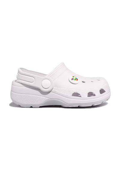Vicco Didim Jıbbıtz Aksesuar Hediyeli Ortopedik Unisex Çocuk Terlik Beyaz