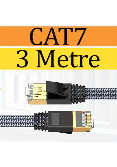 Cat 7 Kablo 2 Metre Cat7 Patch Stp Ethernet Kablosu
