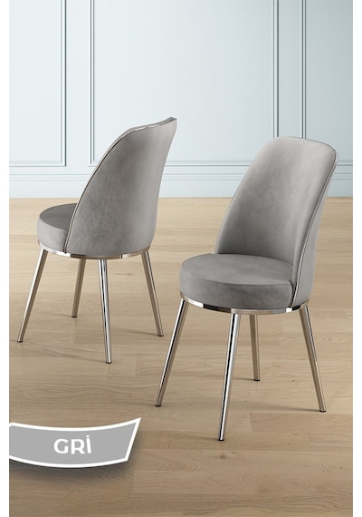 Canisa Prah Serisi 90x160 Lak Panel Antrasit Ironi Krom Ayak Masa Takımı 6 Gri Sandalye Antrasit İroni Masa Gri Sandalye Canisa Prah Serisi 90x160 Lak Panel Antrasit Ironi Krom Ayak Masa Takımı 6 Gri Sandalye Antrasit İroni Masa Gri Sandalye