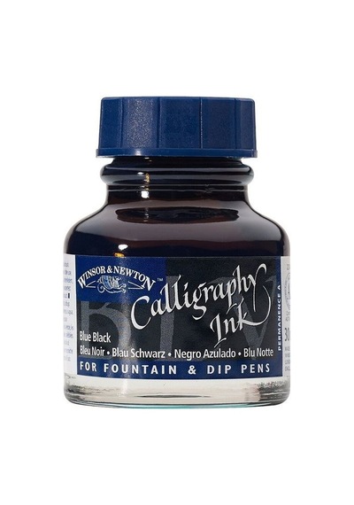 Winsor&Newton Kaligrafi Mürekkebi 30 Ml. Blue Black 034 1111034