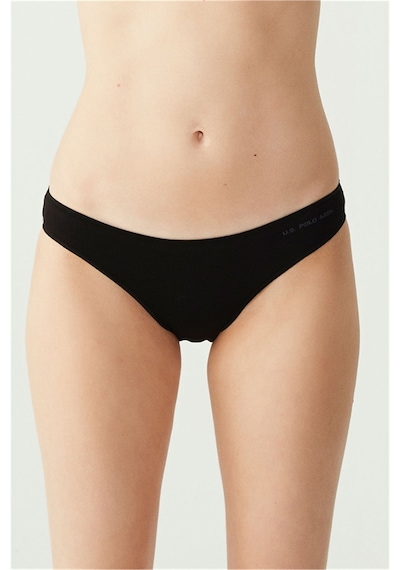 U.S. Polo Assn. U.s Polo Assn. 67006 Kadın 5 Li Kıl Lastiklı Slip-siyah&ten&beyaz&somon&kırmızı mix color