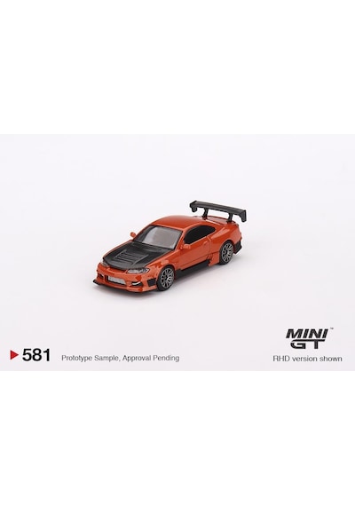 Mini Gt Nissan Silvia S15 D-max Metallic Orange - 581