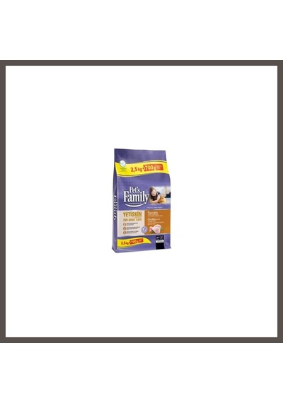 Pets Family Yetişkin Kedi Maması Tavuklu 2500+700g 1 Adet Nxrlvng