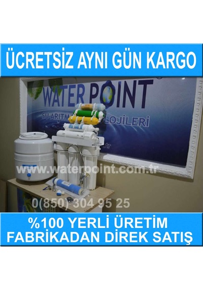 Su Arıtma Cihazı 8 Aşamalı Lüx Model Alkali Mineral Detox Filtre