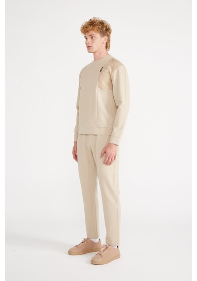 Jepublic Erkek Sweatshirt-j232406 Bej