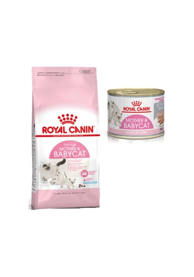 Royal Canin Mother & Baby Cat Yavru Kedi Maması 2 KG + Royal Canin Mother & Baby Cat Konserve Yavru Kedi Maması 195 G