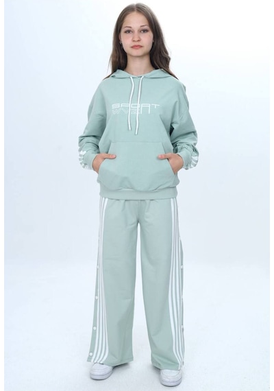 Unisex Çocuk %100 Pamuk Kapüşonlu Ve Çıtçıtşı Oversize Alt&üst Trend Eşofman Takımı-302-eşt-0008 Su Yeşil Unisex Çocuk %100 Pamuk Kapüşonlu Ve Çıtçıtşı Oversize Alt&üst Trend Eşofman Takımı-302-eşt-0008 Su Yeşil