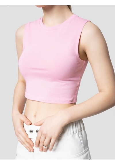LOFT Crop Kadın Atlet Lf2032011 Q1.v1 Pembe