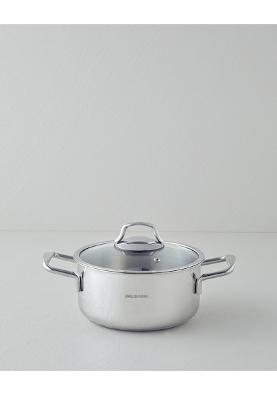 English Home Glow Çelik Derin Tencere 20x10 Cm Silver Silver