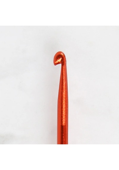 Abarta 3,5mm Renkli Metal Gagalı Örgü Şiş Tunus Tığ 25cm-kırmızı 1 Adet
