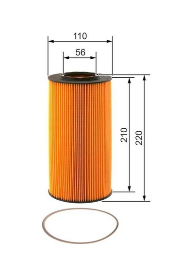 Yag Fıltresı Av Cf Fa 410. Xf 105 Fa. Xf Ft 460. Xf Ftt 460 Safır Mx 300 S. Mx 375 S. Mx13 2005- Bosch 09864b7001 1629393
