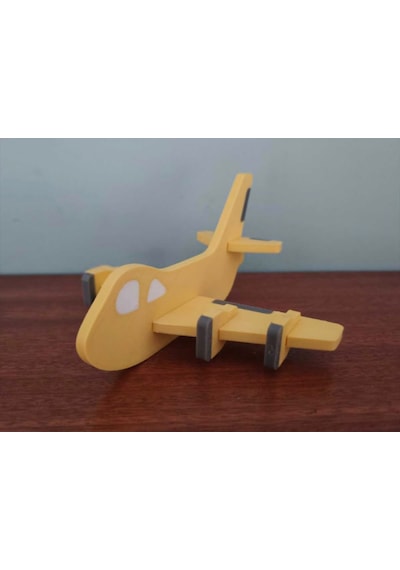 Meydora 3d Uçak Airplane Yapboz - Montaj Ve İnşa Oyuncağı Eğitici Stem Oyuncak