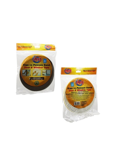 Speed-1409 Kahverengi-beyaz Kapı, Fitil Ve Pencere Bandı 2.8x2 5.60m- 30'li Paket Diğer