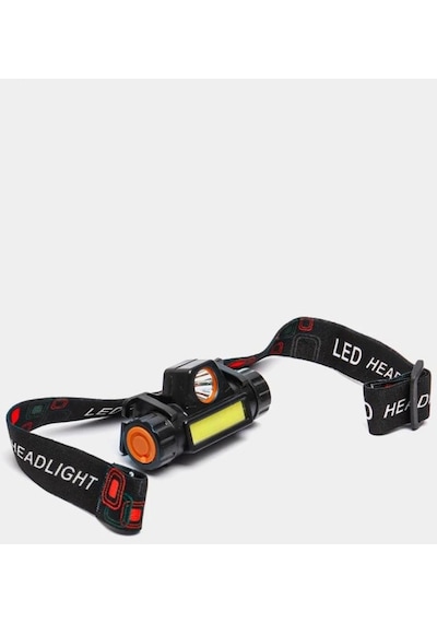 Peakstar Ps-1011 Mıknatıslı Kamp Balıkçı 1200 Mah Şarjlı Kafa Lambası Siyah