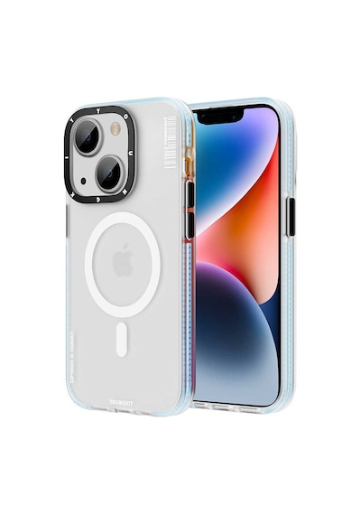 Youngkit Apple Uyumlu iPhone 14 Kılıf Magsafe Şarj Özellikli Youngkit Jane Sand Serisi Kapak ZORE-272339