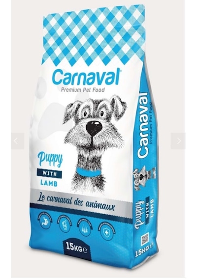 Carnaval Premium Dog Kuzu Etli Yavru Köpek Maması 15 KG