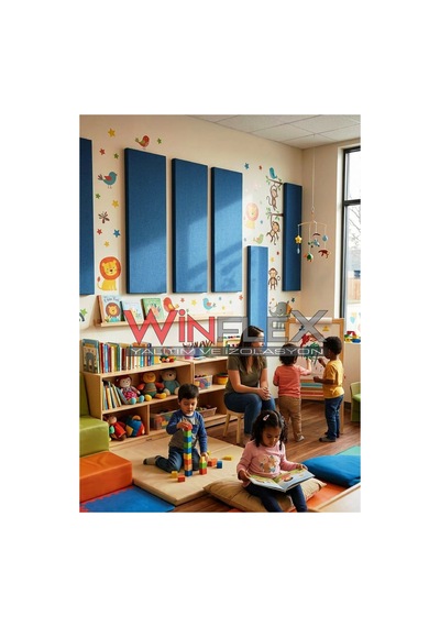 Winflex 60x120 Cm Akustik Kumaş Panel Mavi