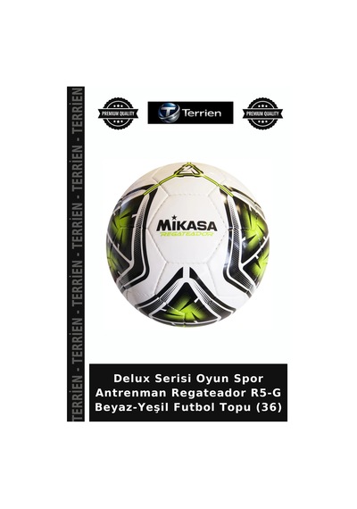 Delux Serisi Oyun Spor Antrenman Regateador R5-g Beyaz-yeşil Futbol Topu 36 Beyaz - Yeşil