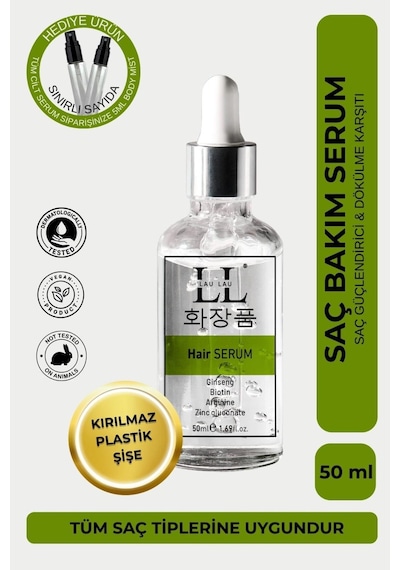 Dökülme Karşıtı & Kökten Uca Güçlendirici Besleyici Saç Bakım Serumu 50 Ml