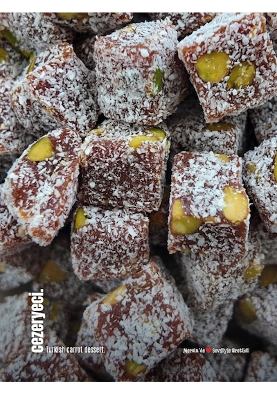 Cezeryeci Antep Fıstıklı Küp Cezerye 250 G