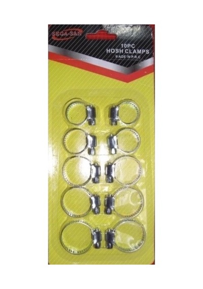 Hubrendy Kargo 10 Değişik Kelepçe Seti Clamp Set
