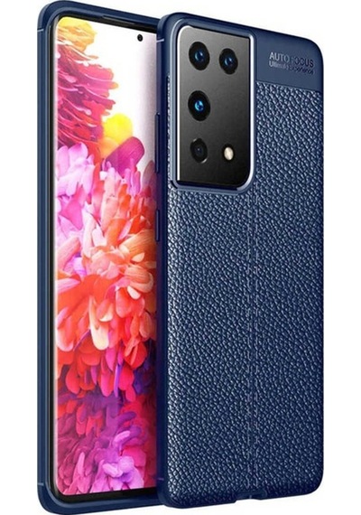 Galaxy S21 Ultra Kılıf Zore Niss Silikon Kapak Lacivert