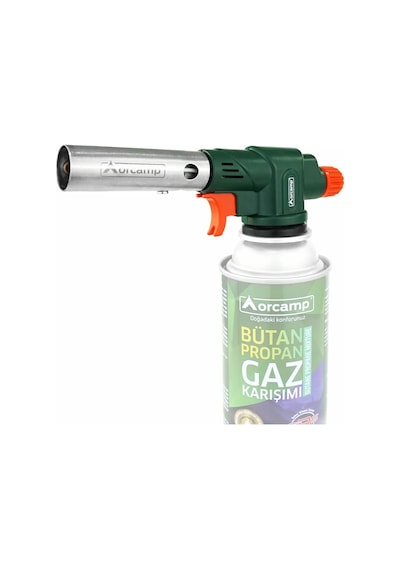 Orcamp Profesyonel Pürmüz Başlık + 5 Adet 227 Gram Gaz Kartuş Seti Çok Renkli