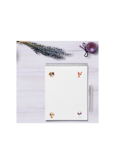 Sevimli Minik Hayvan Tasarım Sticker Seti Hediyelik Cute Çıkartma Telefon Kılıfı Suluk Ve Laptop Etiketi Çok Renkli