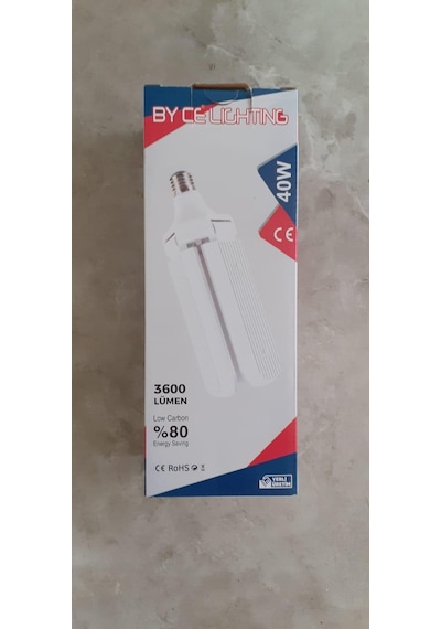 Pervane Led Ampul Katlanabilir 40W 3Kollu