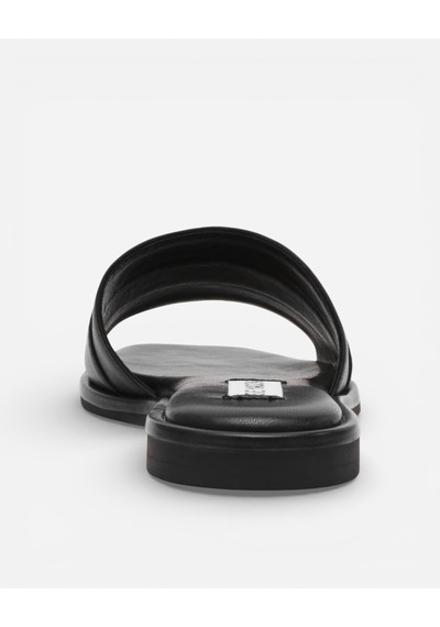 Steve Madden Ashten Black Leat Kadın Siyah Terlik Ashten