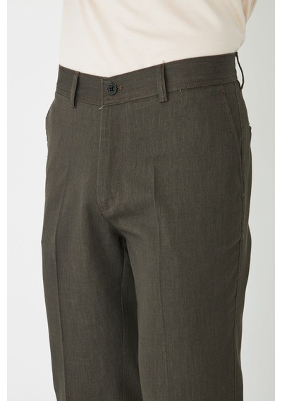 Haki Erkek Modern Kesim Günlük Kullanım Spor Pantolon Haki