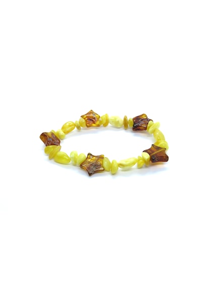 Ambergold Kehribar Bileklik Damla Kehribardan Blk0529