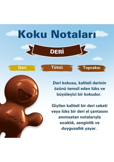 Little Joe Gerçek Deri Araç Kokusu Pure Leather -45 Gün -oto Kokusu Kalıcı Klima Parfüm