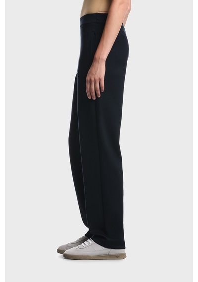 Emporio Armani Logolu Cepli Düz Paça Pantolon Kadın Pantolon Ew004728 Af25831 Mb136 Lacivert