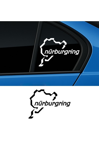 Nürburgring Oto Sticker ,araba Sticker 20x14 Cm