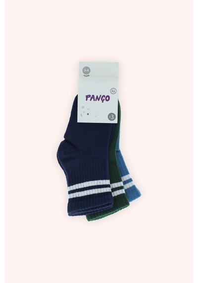 Panço Erkek Çocuk Soket Çorap Seti Renkli 2412BK11005