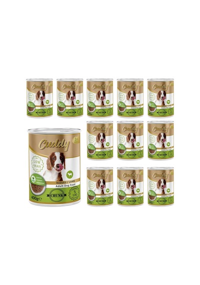 Yetişkin Köpek Kuzulu Ve Jöleli Konserve Mama 400 Gr X 12 Adet