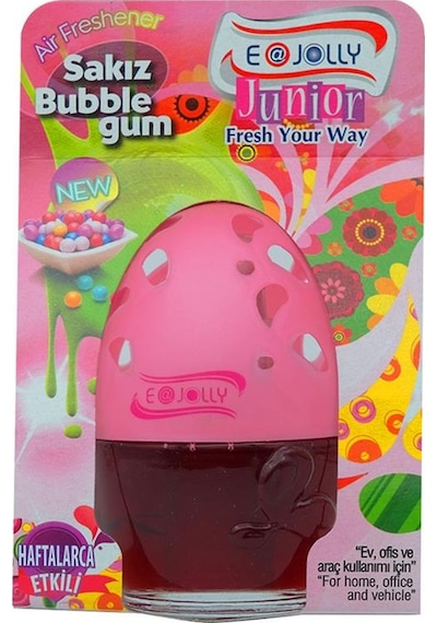 E-jolly Junior Kavanoz Şişe Oto Kokusu Sakız 100ml