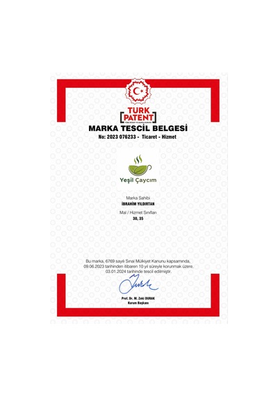 Birinci Sınıf Organik Tr De Ilk Yaprak Yeşil Çay, Rize Ilk Hasat %100 Doğal, 25gr.