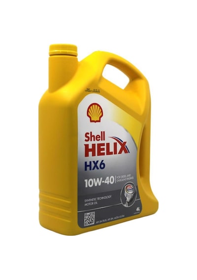 Shell Helix HX6 10W-40 Sentetik Motor Yağı 4 L