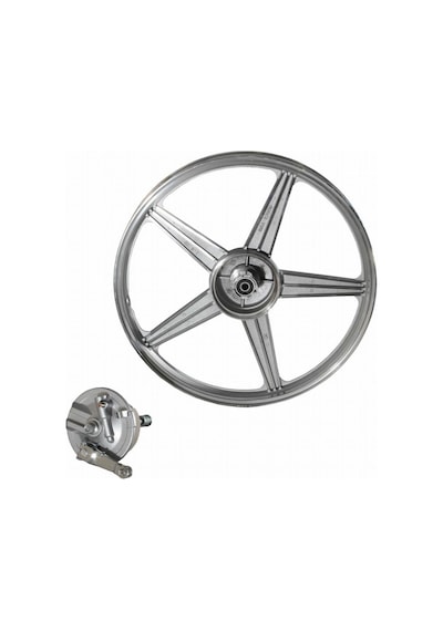 Motospartan Ön Jant Komple Alüminyum 1.40-18 Cg Agk Kampana-balata-mil Dahil