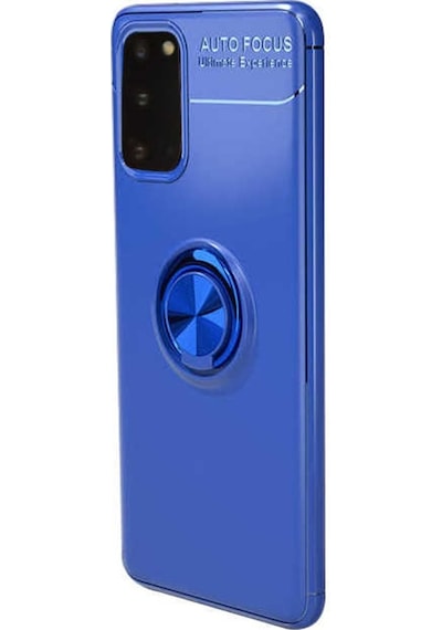 Galaxy S20 Yüzüklü Standlı Manyetik Kamera Korumalı Kılıf
