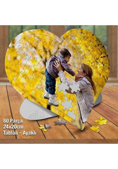Asil Hobi Aile Hatırası Kişiye Özel Tasarım Puzzle Fotoğraf Baskılı Yapboz- Anı -hediyelik