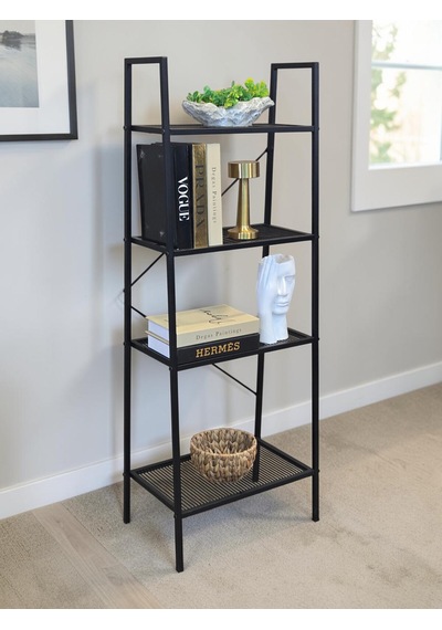 Dekoratif Siyah Metal Piramit Kitaplık 4 Raflı Çok Amaçlı Stand Salon Ve Çalışma Odası Düzenleyici Dekoratif Siyah Metal Piramit Kitaplık 4 Raflı Çok Amaçlı Stand Salon Ve Çalışma Odası Düzenleyici