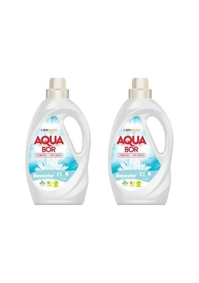 Aquabor Doğal Mineralli Sıvı Beyazlar Deterjan Seti