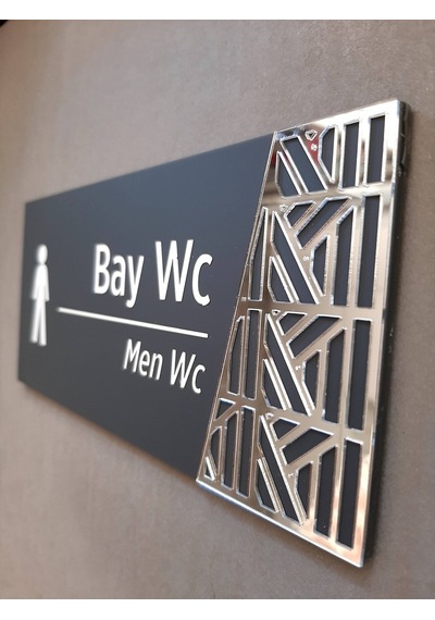 Soft Serisi Bay Wc Yönlendirme Kapı Isimliği