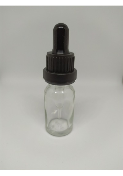 10Ml Cam Şeffaf Şişe İnce Cam Damlalıklı Kırılır Kapak (10 Adet)