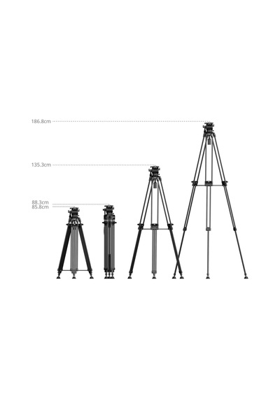 Smallrig 5442 Fsd14 Freespeed Alüminyum Alaşımlı Video Tripod